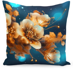 Poszewka z nadrukiem w kwiaty JMC-124 Mariall