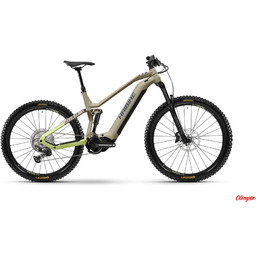 Haibike Rower elektryczny ALLMTN 3 High coffee/green/blue