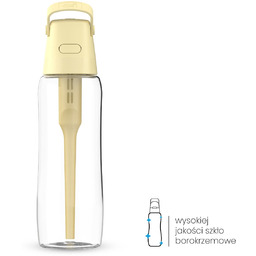 Szklana Butelka Filtrująca Dafi GLASS 0,6 l Yellow