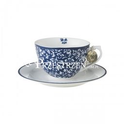 PORCELANOWA FILIŻANKA CAPPUCCINO Laura Ashley BLUEPRINTS Sweet Allysum