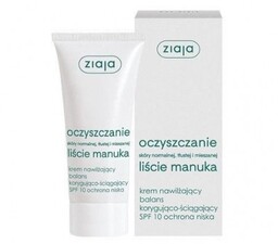 ZIAJA Manuka krem nawilżający balans korygująco-ściągający SPF 10,