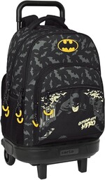 Safta-612269918 Plecak z kołami Compact wyjmowany Batman Hero