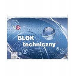 Blok 10Szt. Techniczny Biały A3 Q10K