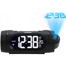 Radiobudzik z projektorem i ładowaniem Usb CRP9BK