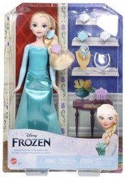 MATTEL FROZEN LALKA ELSA I AKCESORIA DO WŁOSÓW