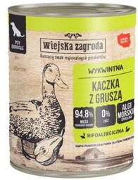 Wiejska Zagroda kaczka z gruszką mokra karma