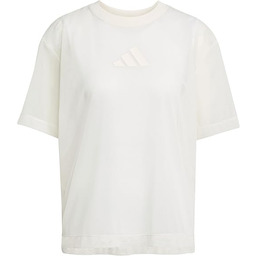 adidas dames SOFT LUX MESH TEE, off white,
