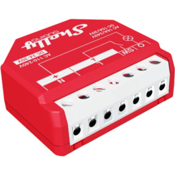 Shelly Qubino Wave 1PM - 1-kanałowy przekaźnik dopuszkowy/sterownik