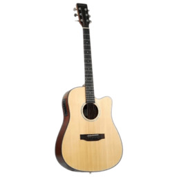 Gitara elektroakustyczne MUSIC MATE MM-G200 StringStar Jasne drewno