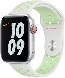 Apple pasek sportowy Nike w kolorze delikatnej zieleni/neonowej