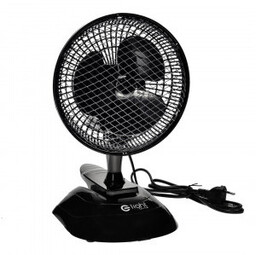 EKO-LIGHT EKW524 WENTYLATOR Wentylator Biurkowy Czarny; 15W