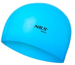 CZEPEK SILIKONOWY NILS AQUA NQC JEDNOKOLOROWY BL02 NIEBIESKI