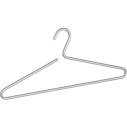 Wenko Wieszak na ubrania Lux, srebrny wieszak