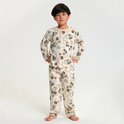 Sinsay - Piżama - Kremowy