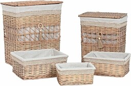 Home ESPRIT Kosz na pranie naturalny beżowy wiklina