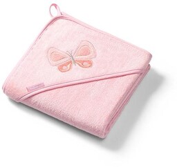 BabyOno Okrycie kąpielowe bambusowe ręcznik z kapturkiem NATURAL
