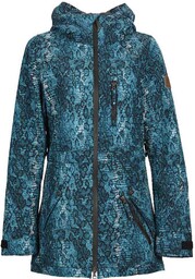 kurtka NIKITA - Hollyhock Stretch Jacket Teal Snakeskin
