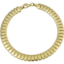 Bransoletka Złota Damska 6,60 mm Szeroka pr 585