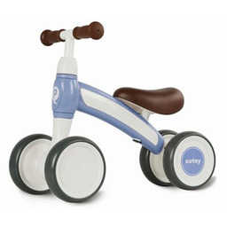 QPLAY Rowerek biegowy Cutey Retro Niebieski
