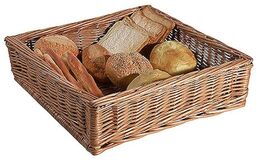 CONTACTO Koszyk na pieczywo kwadratowy, polipropylen 35x35x10 cm