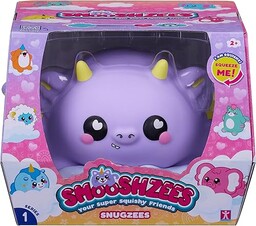 Smooshzees Snugzees, maskonur, fioletowy smok, postacie kolekcjonerskie, supermiękkie,