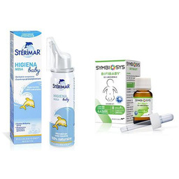 Zestaw Sterimar Higiena Nosa Baby, 100ml + SYMBIOSYS