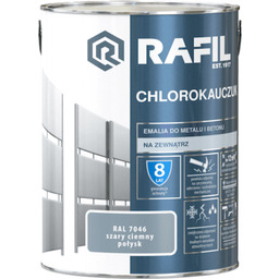 Emalia chlorokauczukowa szary ciemny 5 l RAFIL