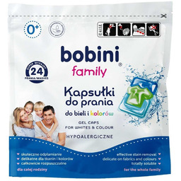 BOBINI Family uniwersalne kapsułki do prania 24szt.