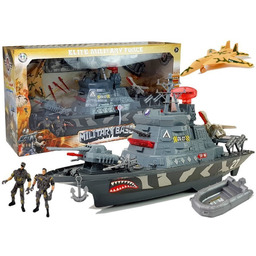 STATEK BAZA MILITARNA Z EFEKTAMI ŚWIETLNYMI