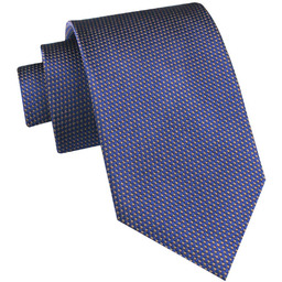 Jedwabny Krawat Męski - His Story - Niebieski