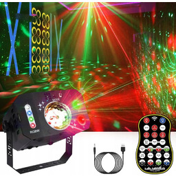Projektor Dyskotekowy Reflektor Disco Laser Led Rgb
