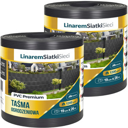 Taśma Ogrodzeniowa Premium 1200g Antracyt Do Ogrodzeń Panelowych
