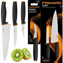 Fiskars Control+ Zestaw 3 noży kuchennych Cook's Set