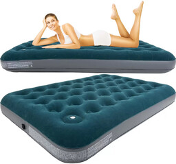 Materac dwuosobowy 191x137cm z wbudowaną Pompką