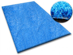 Dywan SHAGGY 5cm niebieski 80x90 cm