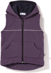 TuSzyte Kamizelka softshell z kapturem, fioletowa, produkt Pl