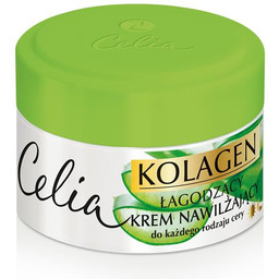 CELIA_Kolagen łagodzący krem nawilżający do twarzy Aloes 50ml
