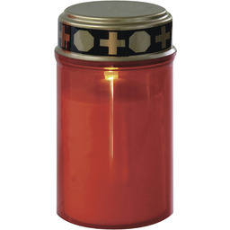 EMOS Świeca nagrobna LED, znicz z czujnikiem zmierzchu,