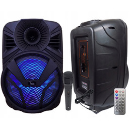 Przenośny Głośnik Bluetooth Kolumna Karaoke Akumulator Usb