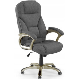 Fotel do biurka Desmond 2 tkanina popiel Halmar