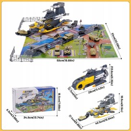 Baza Wojskowa Pojazdy Samoloty Żołnierzyki Akcesoria Zestaw