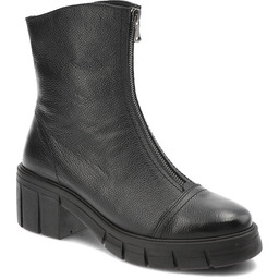 Armodo Czarne Botki Modne Buty Damskie Zapinane