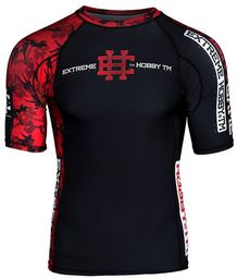Extreme Hobby Rashguard Short Sleeve Red Warrior