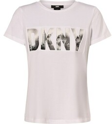 DKNY Koszulka damska Kobiety Bawełna biały nadruk