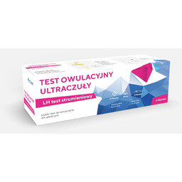 Test owulacyjny ultraczuły LH strumieniowy, 5 sztuk /Diather/
