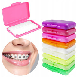 10x Wosk Dentystyczny do Aparatów Ortodontycznych Zestaw Ortodoncja