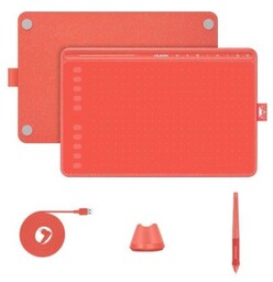 Huion Tablet graficzny HS611 Red