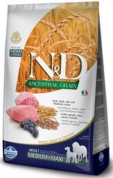 Farmina N&D LAMB BLUEBERRY MEDIUM MAXI 12kg
