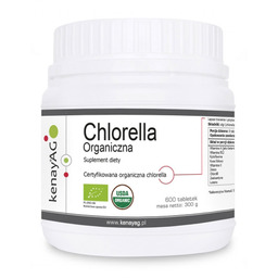 KenayAG Chlorella Organiczna 600tabs