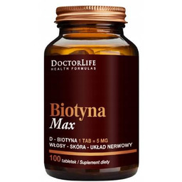 Doctor Life Biotyna Max 5mg, 100 tabletek
